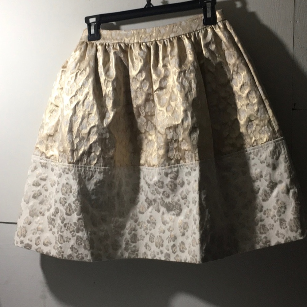 Erin Fetherston gold skirt